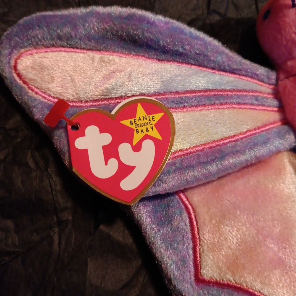 NWT TY BEANIE BABIES FLITTER & GLOW - Picture 3 of 10